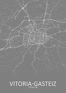 Vitoria Gasteiz Spain Map