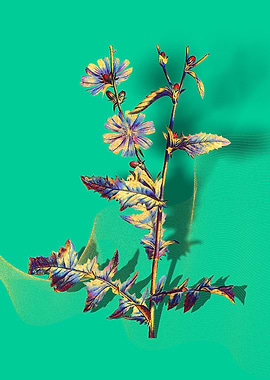 Prismatic Chicory Plant