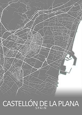 Castellon Spain City Map