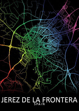 Jerez Spain City Map