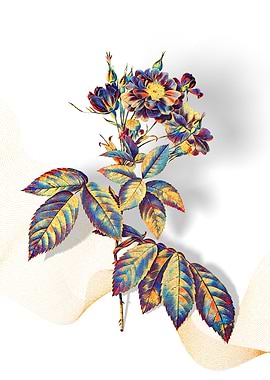 Prismatic Boursault Rose