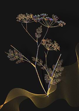 Prismatic Blooming Fennel