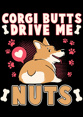 Corgi Butts Dog