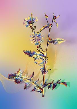 Prismatic Chicory Plant