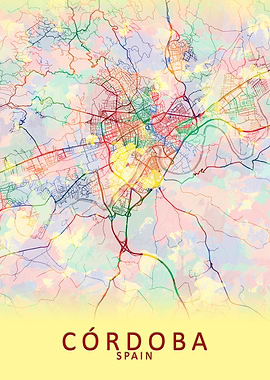 Cordoba Spain City Map