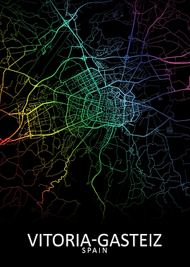 Vitoria Gasteiz Spain Map