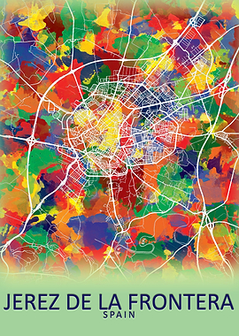 Jerez Spain City Map
