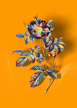 Prismatic Portland Rose