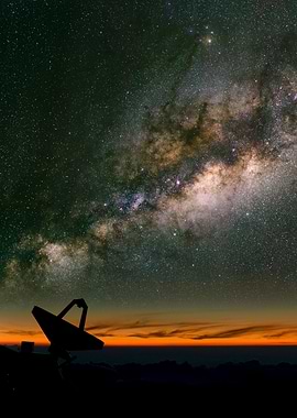Telescope and Milky Way