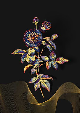 Prismatic 100 Leaved Rose