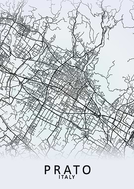Prato Italy City Map