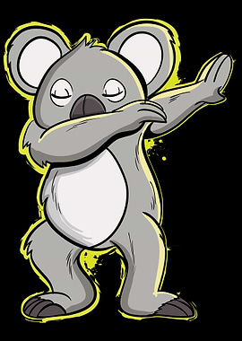 Dabbing Koala Bear