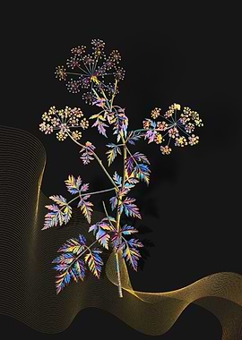 Prismatic Hemlock Flowers