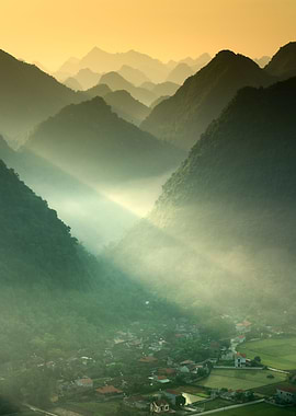 Gradation of mountains