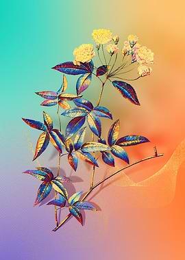 Prismatic Lady Banks Rose