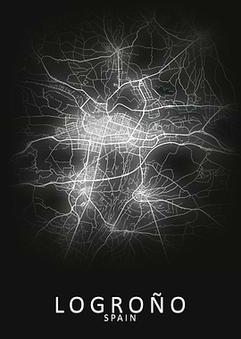 Logrono Spain City Map