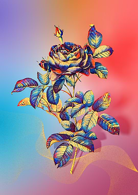 Prismatic Gallic Rose