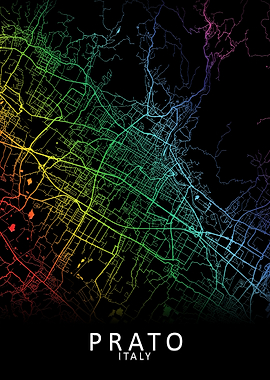 Prato Italy City Map
