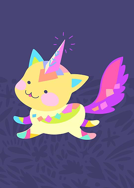 Cute Cosmo Cat Unicorn