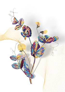 Prismatic Pea Flower