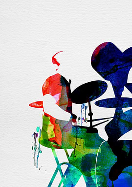 Phil Collins Watercolor