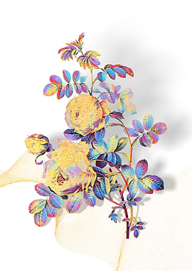 Prismatic Sulphur Rose