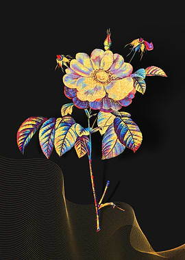 Prismatic Provins Rose