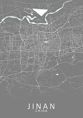 Jinan China City Map