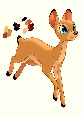 funny gazelle running