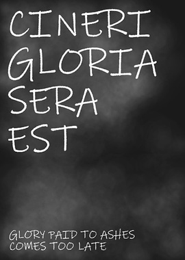 Glory Paid To Ashes