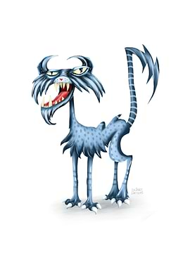 GATO MONSTRO FEIO E FOFO