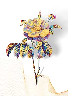 Prismatic Provins Rose