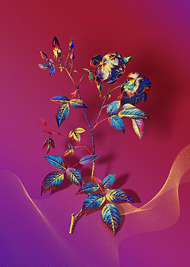 Prismatic China Rose