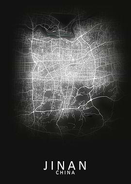 Jinan China City Map