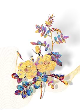 Prismatic Sweetbriar Roses