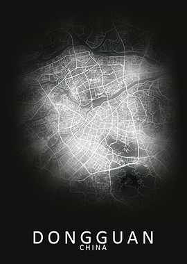 Dongguan China City Map