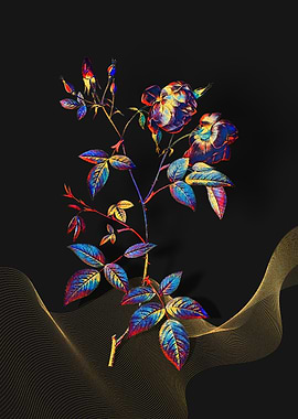 Prismatic China Rose