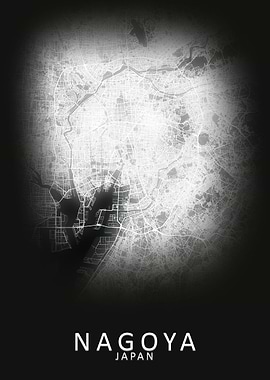 Nagoya Japan City Map