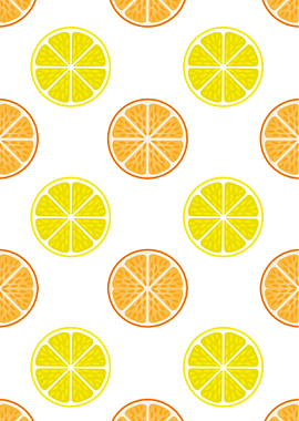 Orange and lemon fruit