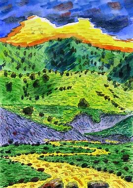 Sunny Mountain River