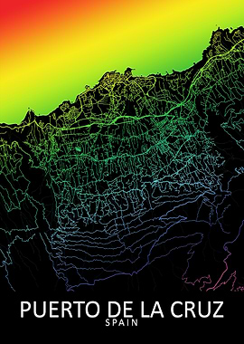 Puerto de la Cruz City Map
