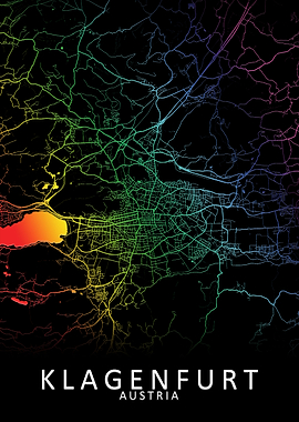 Klagenfurt Austria Map