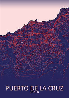Puerto de la Cruz City Map