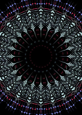 Futuristic Zen Mandala