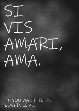 If You Want To Be Loved