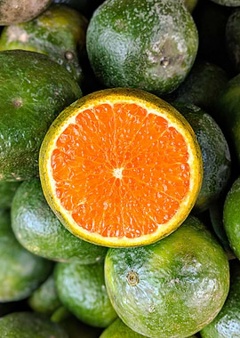 Sliced Green Orange
