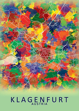 Klagenfurt Austria Map