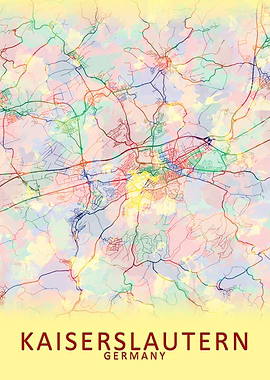 Kaiserslautern Germany Map