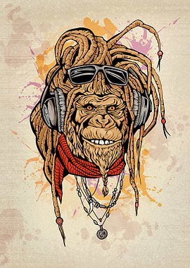 Portarit of club DJ rasta