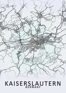 Kaiserslautern Germany Map